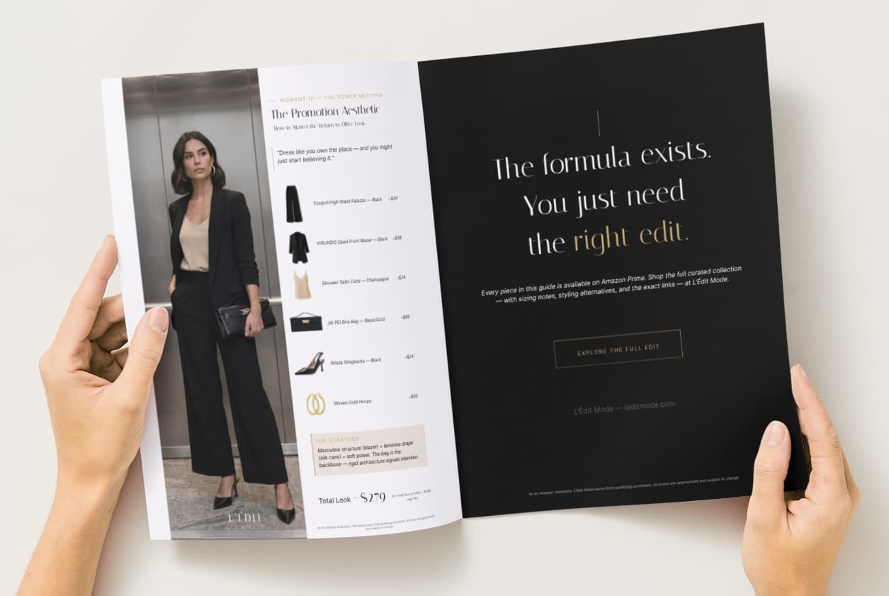 3 Outfits for the 3 Moments That Matter Most — L'Édit Mode