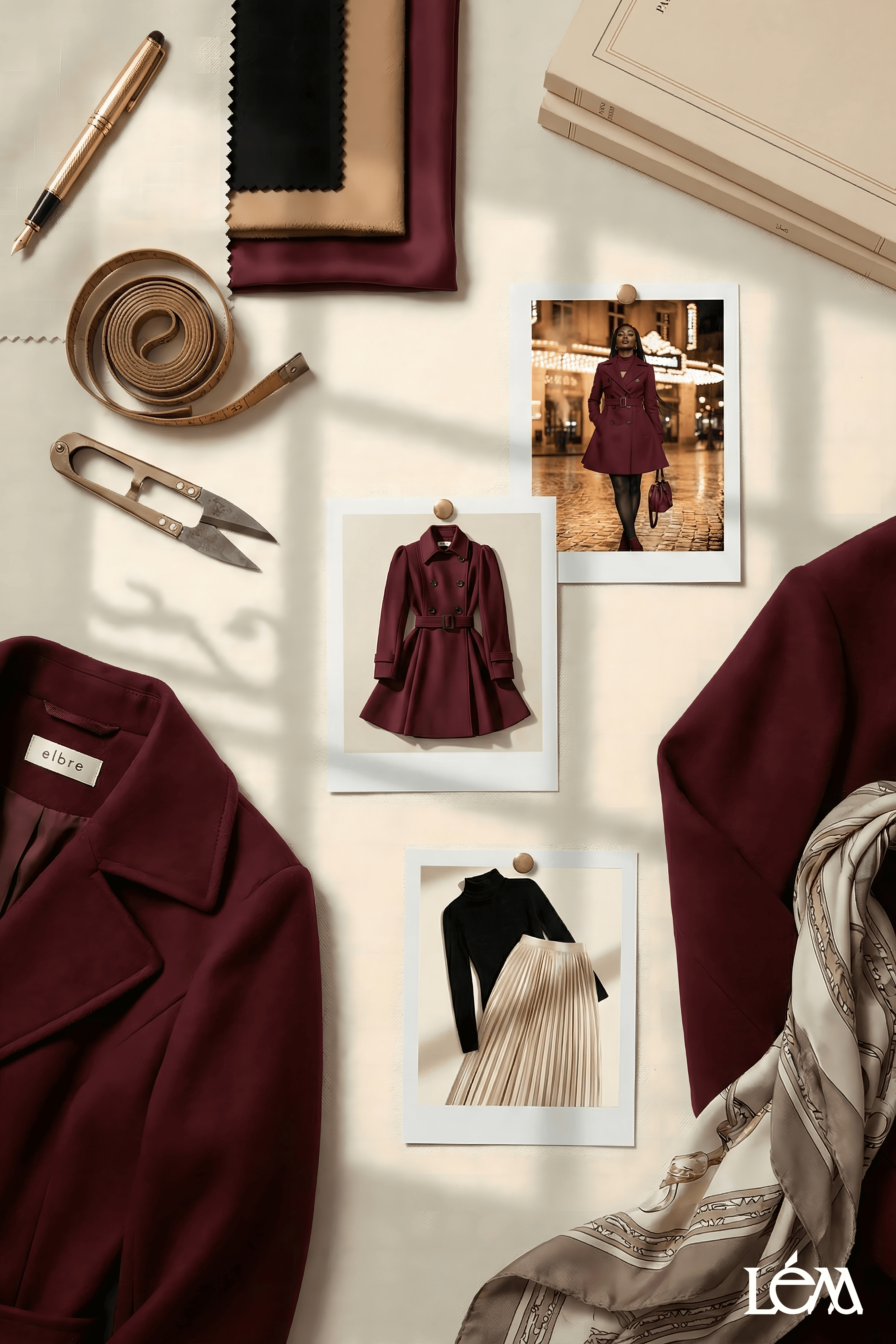 L'Édit Mode atelier, studio, moodboard — Parisian style inspiration