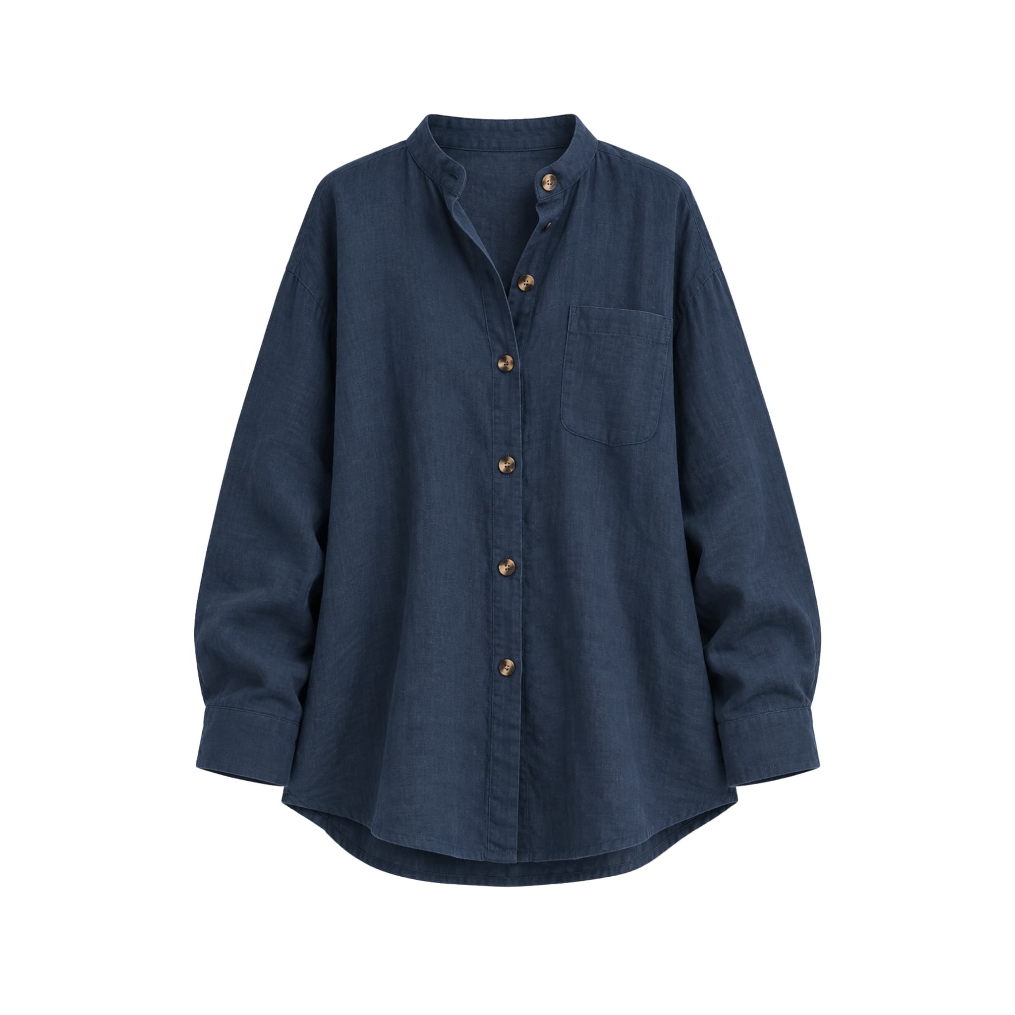 the Dookttker Store Women's Cotton Linen Button Down Shirt V Neck Roll Up Long Sleeve Collared Blouse Loose Fit Casual Work Tops