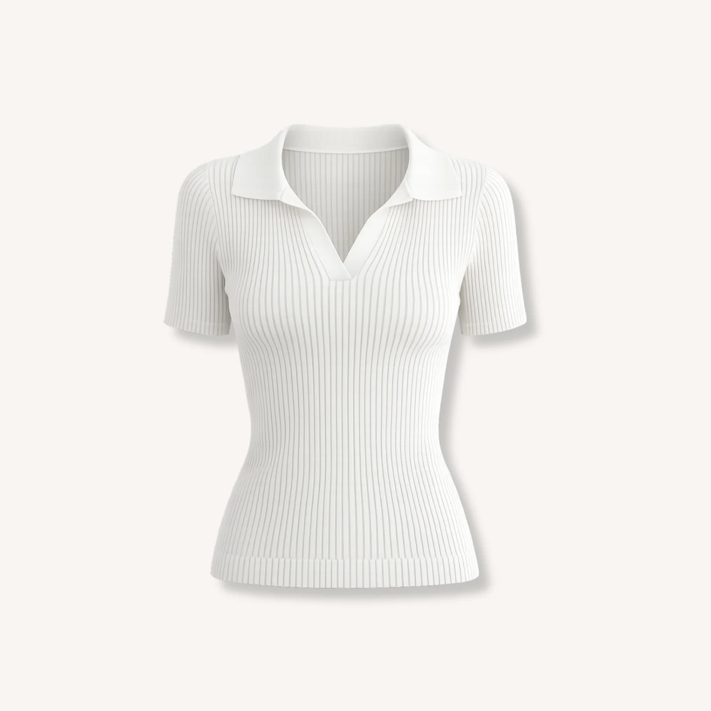 ZESICA Women's Short Sleeve V Neck T Shirts 2026 Summer Ribbed Knit Slim Fitted Basic Solid Color Tee Tops