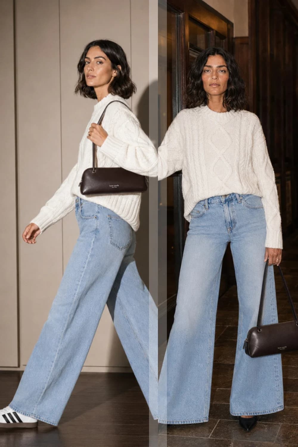 Editorial styling for The Elegant Denim Edit — How to Make a White Sweater and Jeans Look Expensive