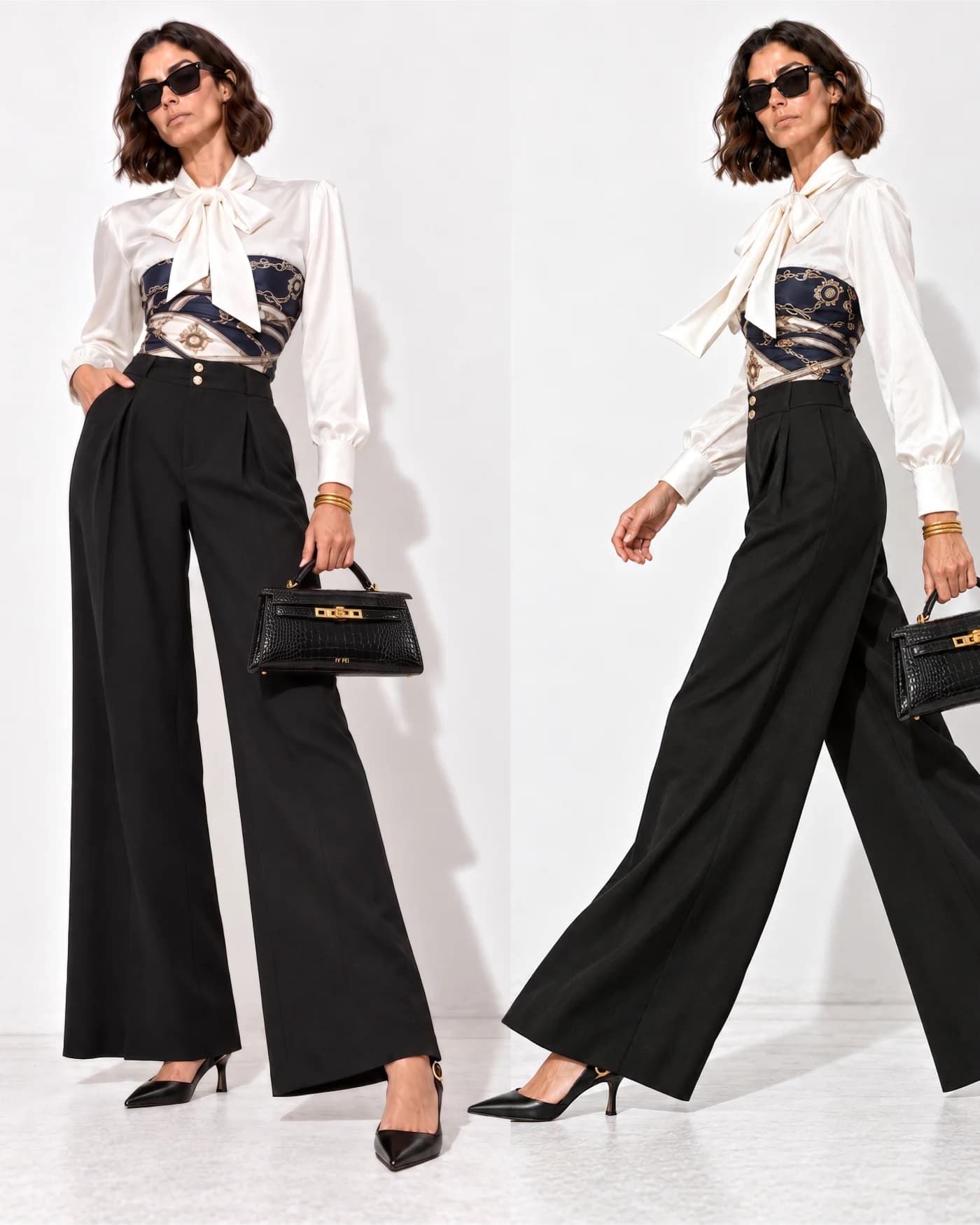 Editorial styling for The Scarf Corset Edit